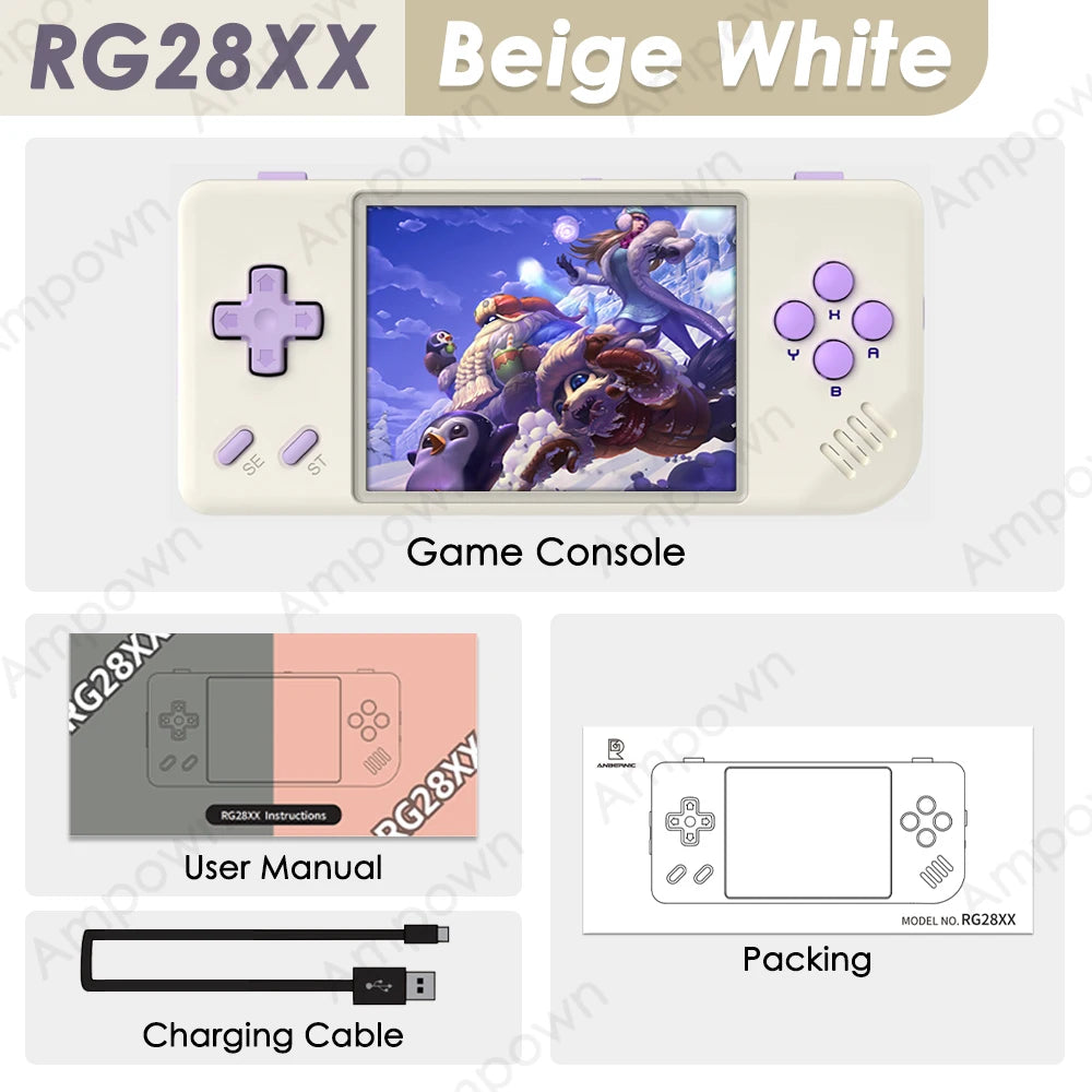 2.83-inch (72 mm) IPS Handheld Retro Game Console with HDMI, 64GB Storage & 5000+ Games