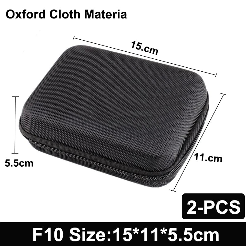 EVA Hard-Shell Earphone Case — Mini Portable Zipper Pouch & Cable Organizer for USB, Chargers, Memory Cards