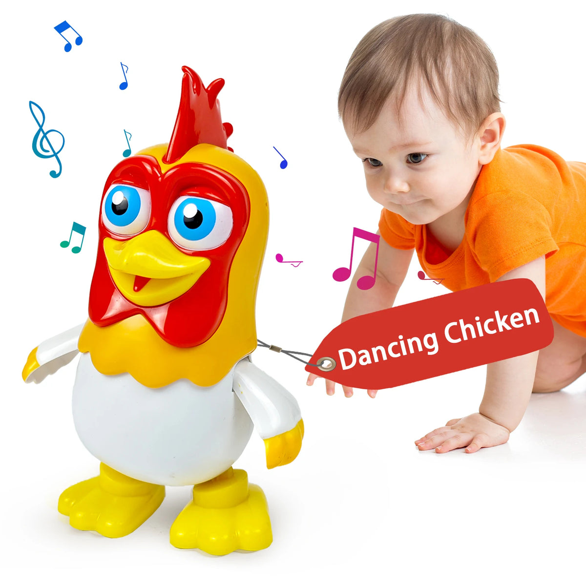 Dancing Musical Chicken & Penguin Toy for Kids, Interactive Singing Dance Baby Toy Gift – Ages 3-6