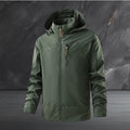 Men's Stormtrooper Windproof Hoodie Jacket - Lightweight Autumn/Winter Casual Zippered Sport Coat
