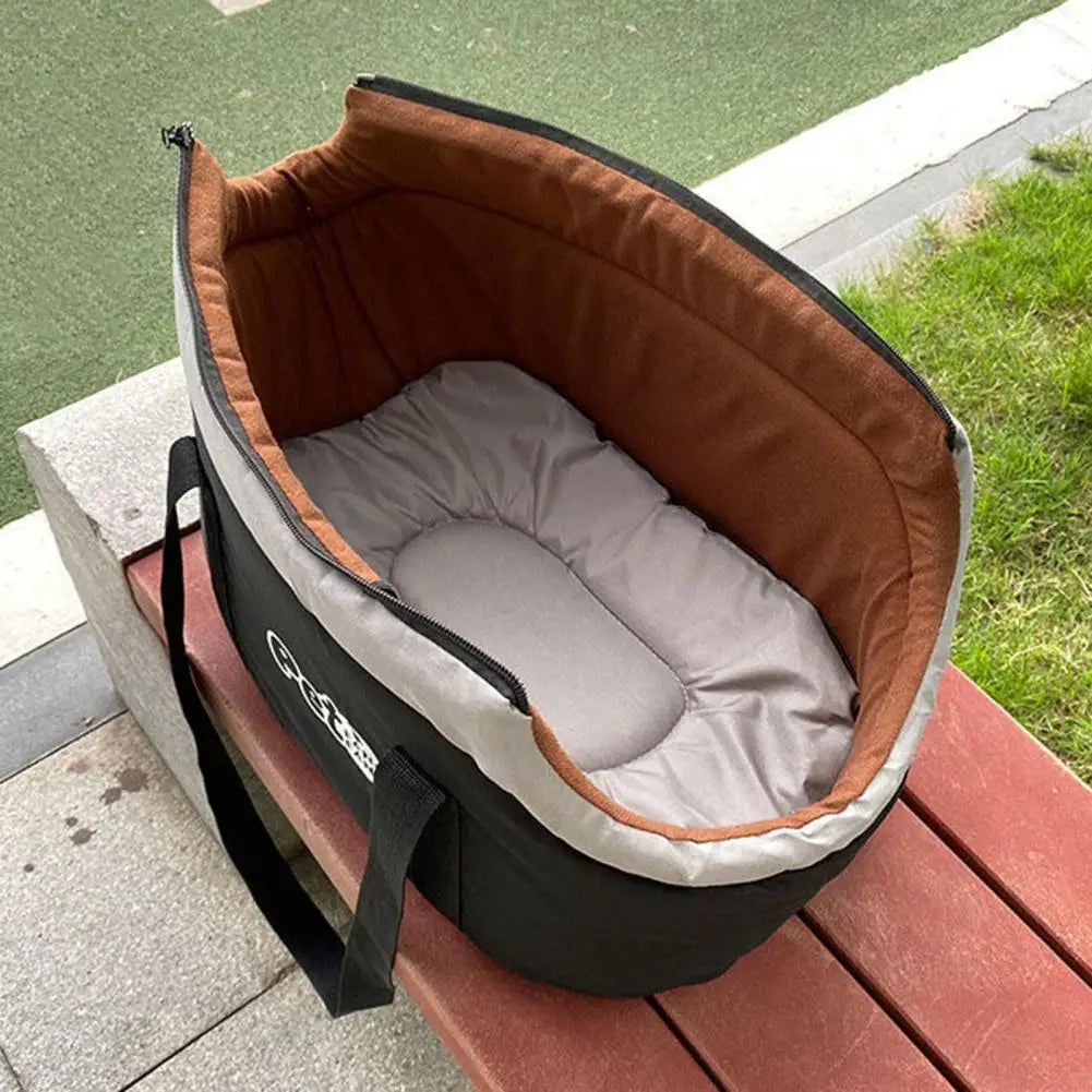 Soft-Sided Pet Carrier Tote – Breathable Adjustable Fabric Cat & Small Dog Carrier (S/L, Up to 10 lb / 4.5 kg)