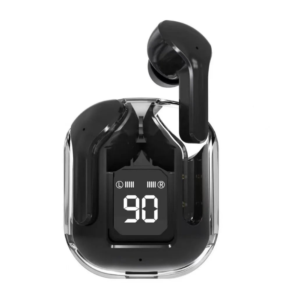 Bluetooth Noise-Cancelling TWS Earbuds with Digital Display Charging Case Hi-Fi Stereo