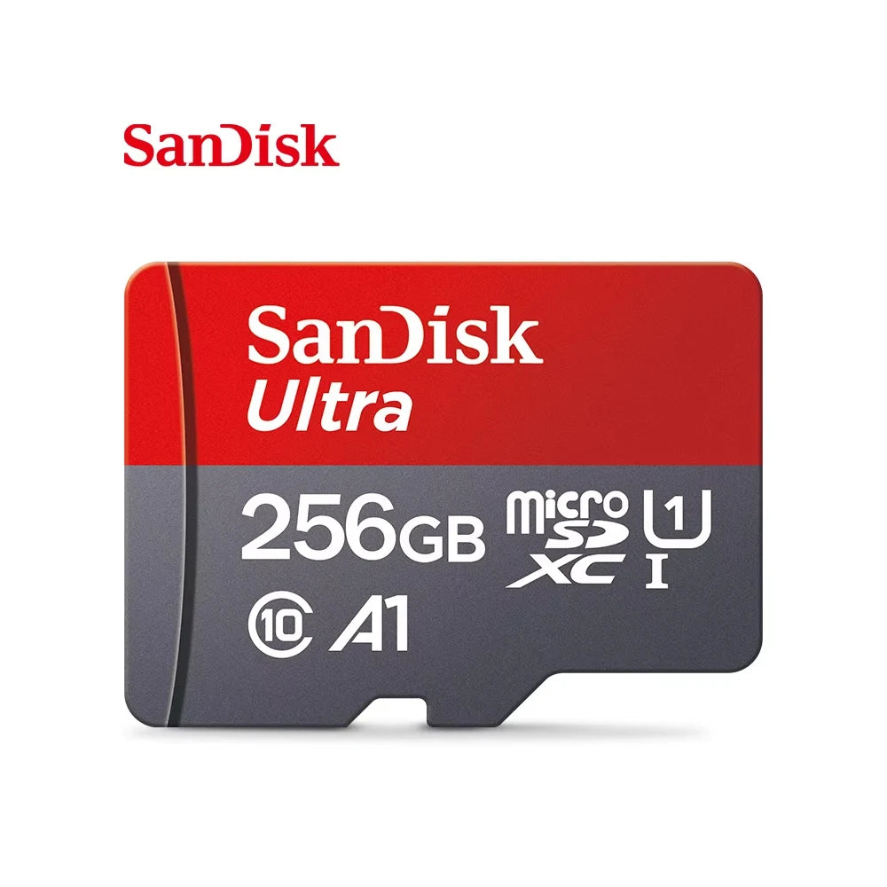 High-Speed microSD TF Card — A1 UHS-I Class 10 V10, 32GB / 64GB / 128GB / 256GB