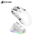 Wireless Gaming Mouse 22,000 DPI, 1000Hz Polling, Tri-Mode Bluetooth/2.4G/USB, Rechargeable with Magnetic RGB Charging Dock, Programmable Macros