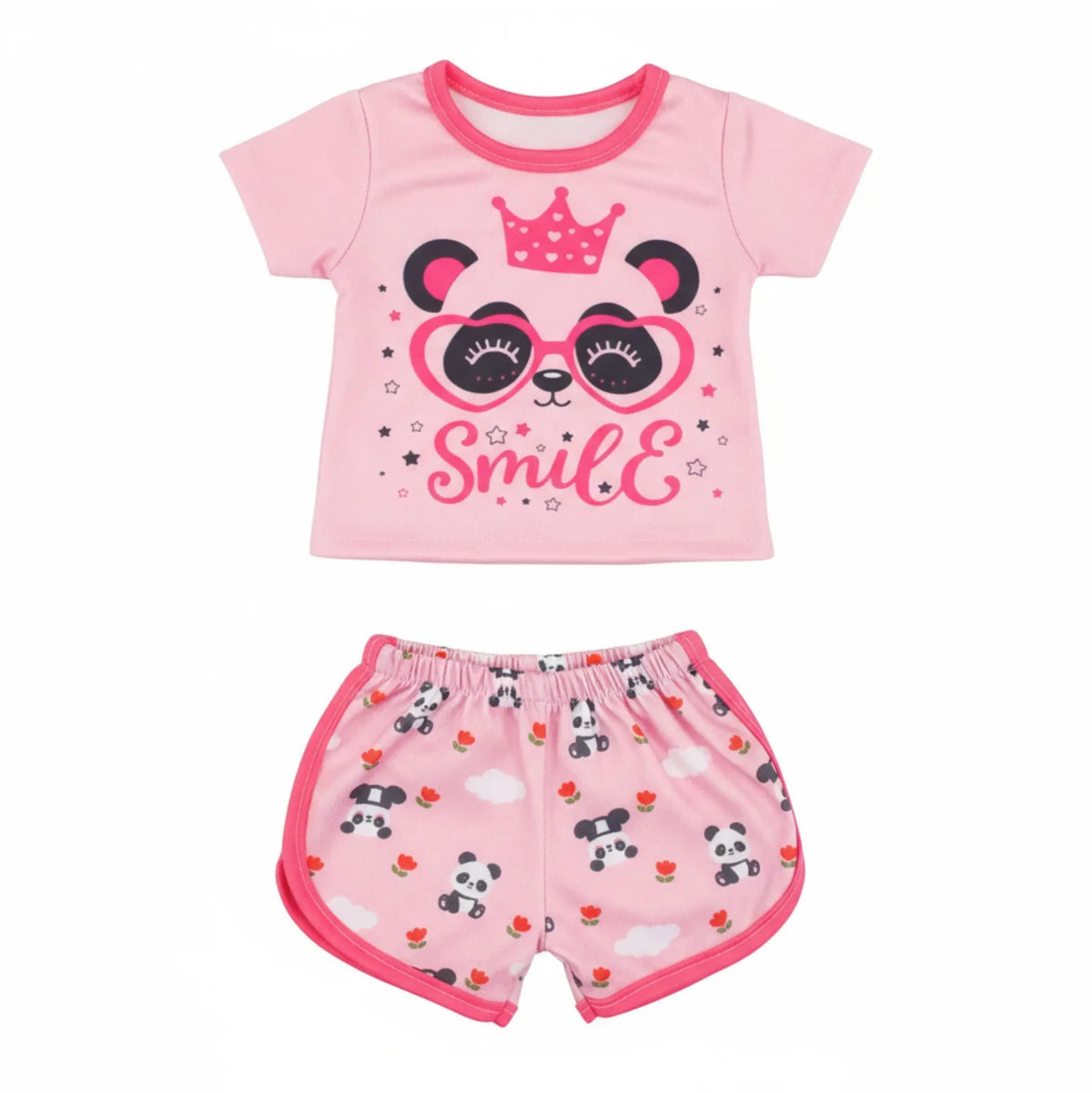 Cute Printed T-Shirt Top for 18-Inch (45.7 cm) & 43 cm Dolls, Short Doll Tee
