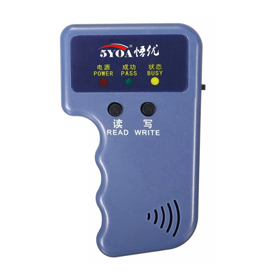 Handheld 125 kHz RFID Duplicator & Copier - ID Card Reader Writer Key Cloner (T5577 EM4305 Compatible)