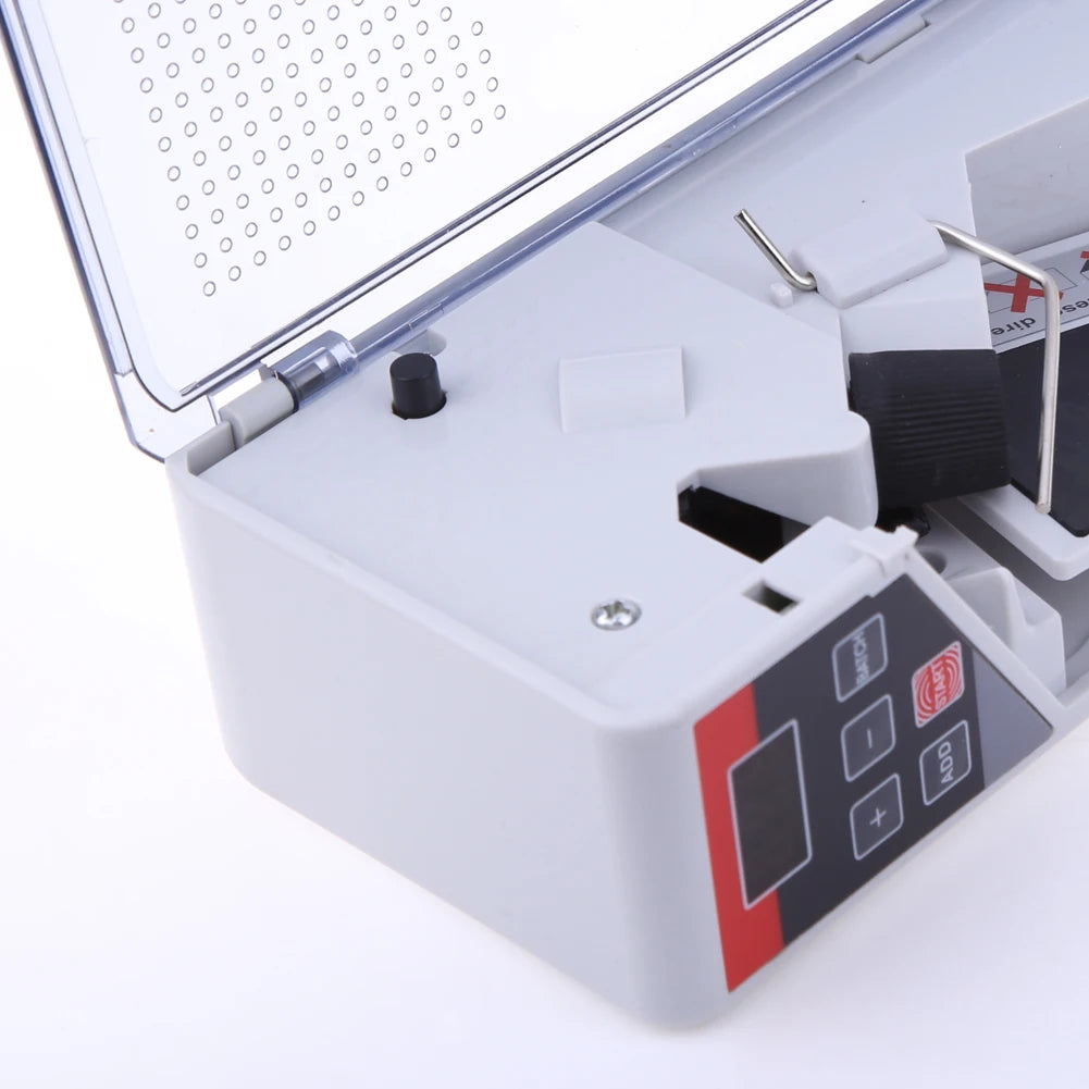 Portable Mini Money Counter for Bills & Banknotes – EU Adapter & Battery-Powered