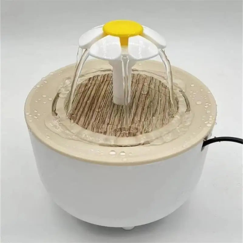 Automatic Pet Water Fountain 1.2L (1200 mL / 40 oz) USB Rechargeable Silent Cat & Small Dog Water Dispenser with Filter