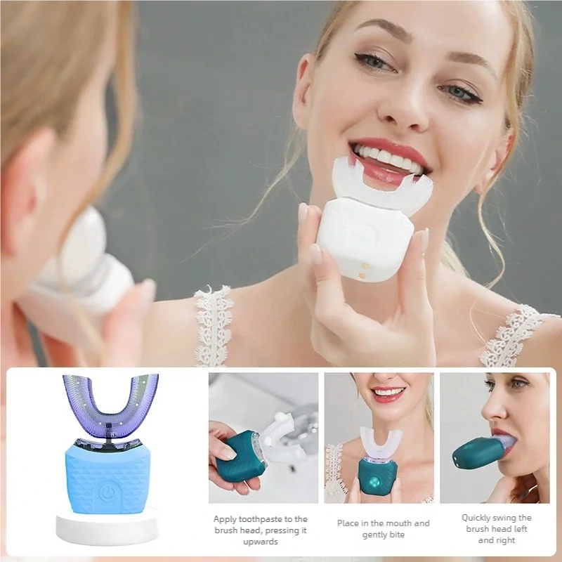 Rechargeable Sonic Electric Toothbrush for Adults - 360° Cleaning, Soft Nylon Bristles, IPX7 Waterproof, Long Battery Life, Whitening & Tongue Cleaner