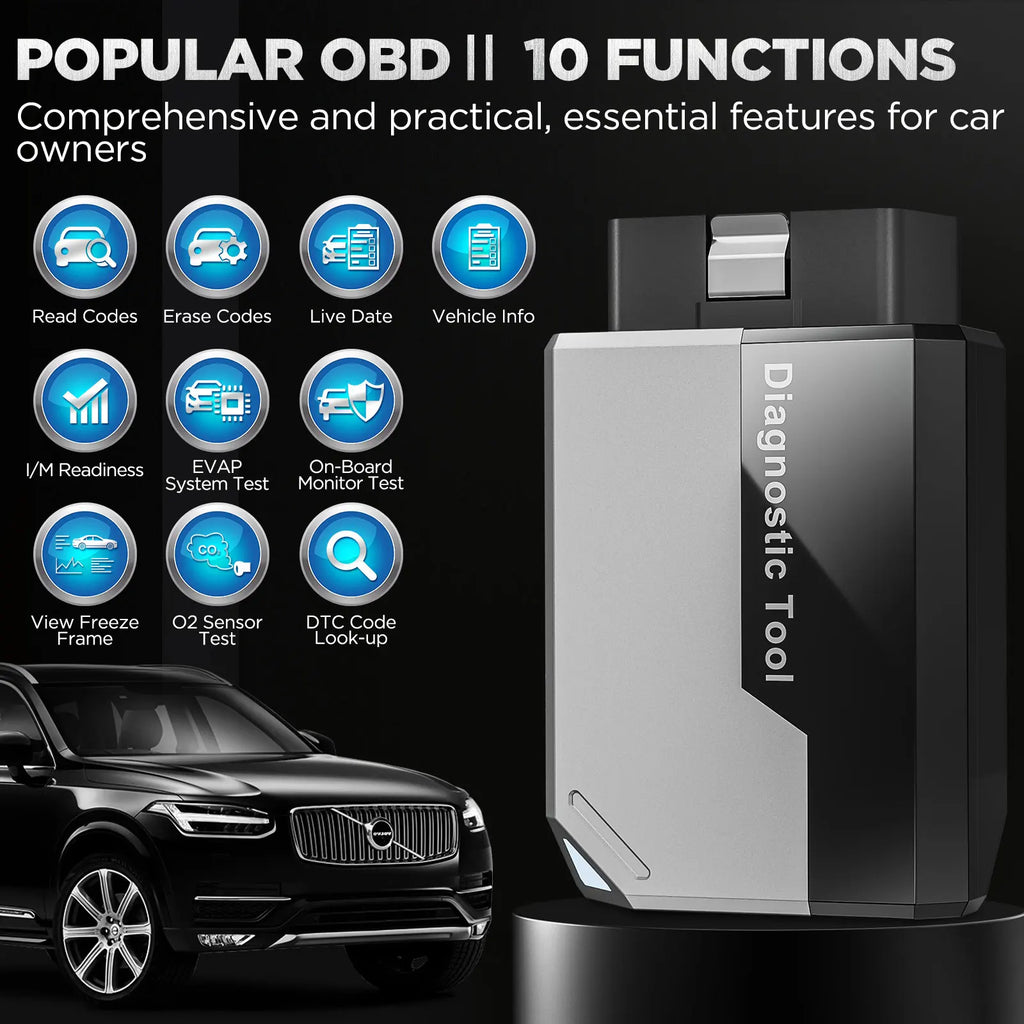 Ediag Elite OBD2 Bluetooth Car Scanner - All-System Code Reader, Bi-Directional Test & 15+ Reset Functions, Lifetime Updates