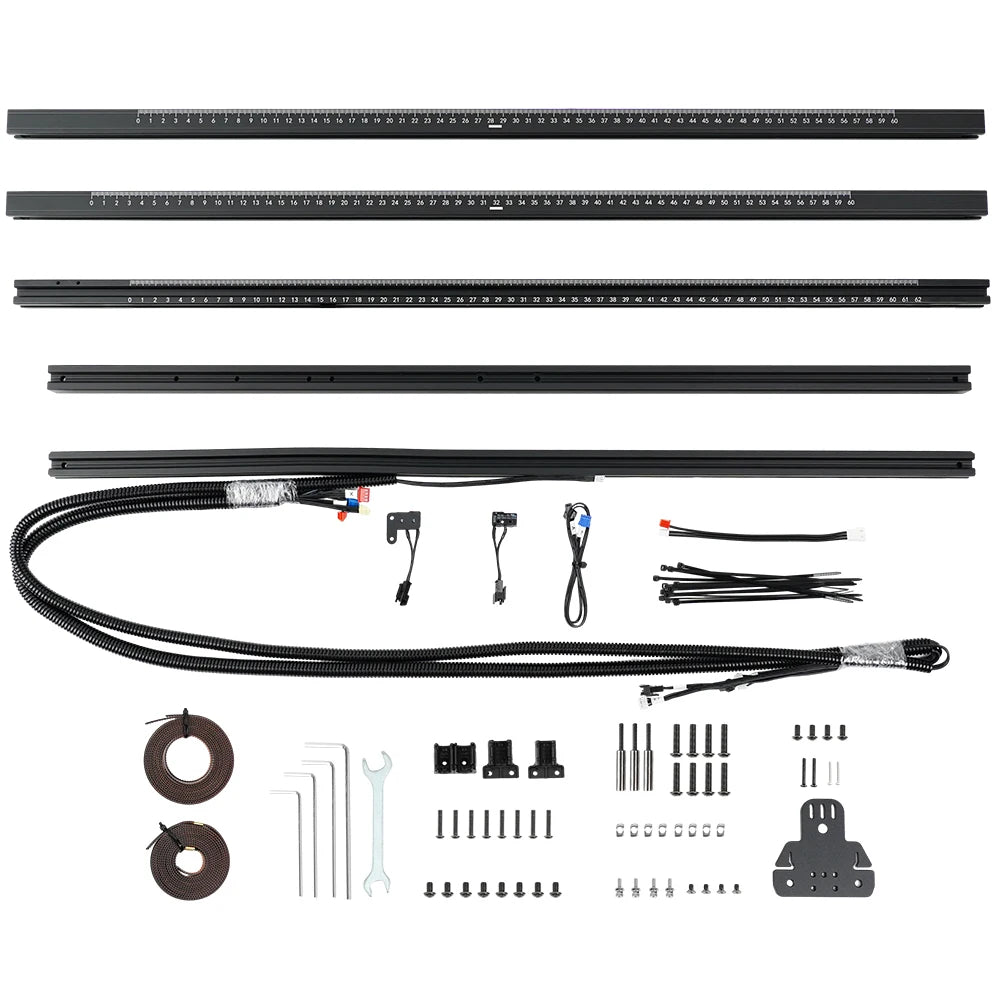 Laser Engraver Aluminum Profile Frame Upgrade Kit 600 x 600 mm (23.6 x 23.6 in) for Desktop CNC Laser