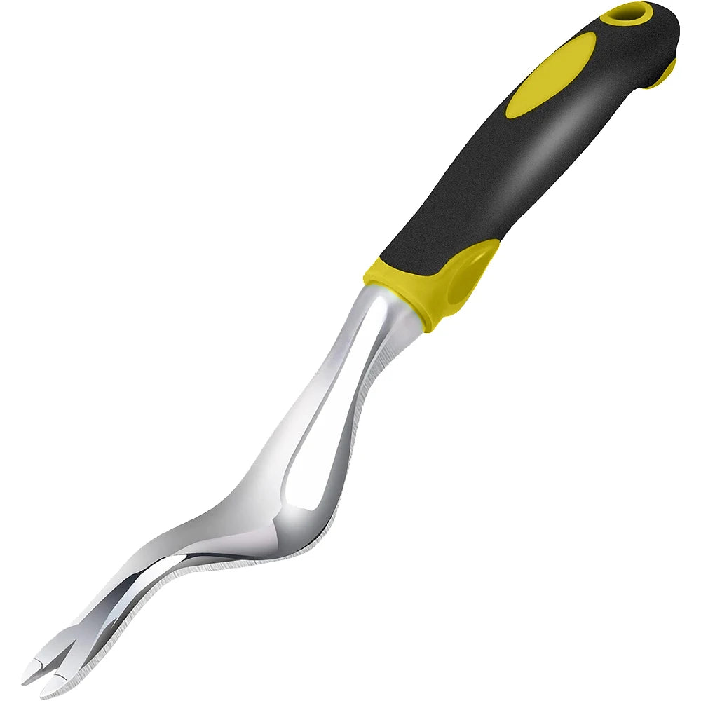 Hand Weeder Tool 11.9 in (30.2 cm) Garden Weed Puller with Ergonomic Handle for Lawn, Garden & Transplanting