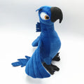 35cm Blu Parrot Plush Pillow Rio Jewel Bird Soft Cushion Toy