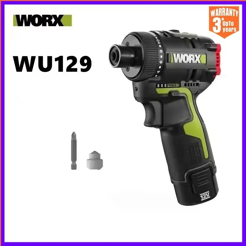Cordless 12V Brushless Screwdriver 40 N·m Dual Speed Adjustable Torque