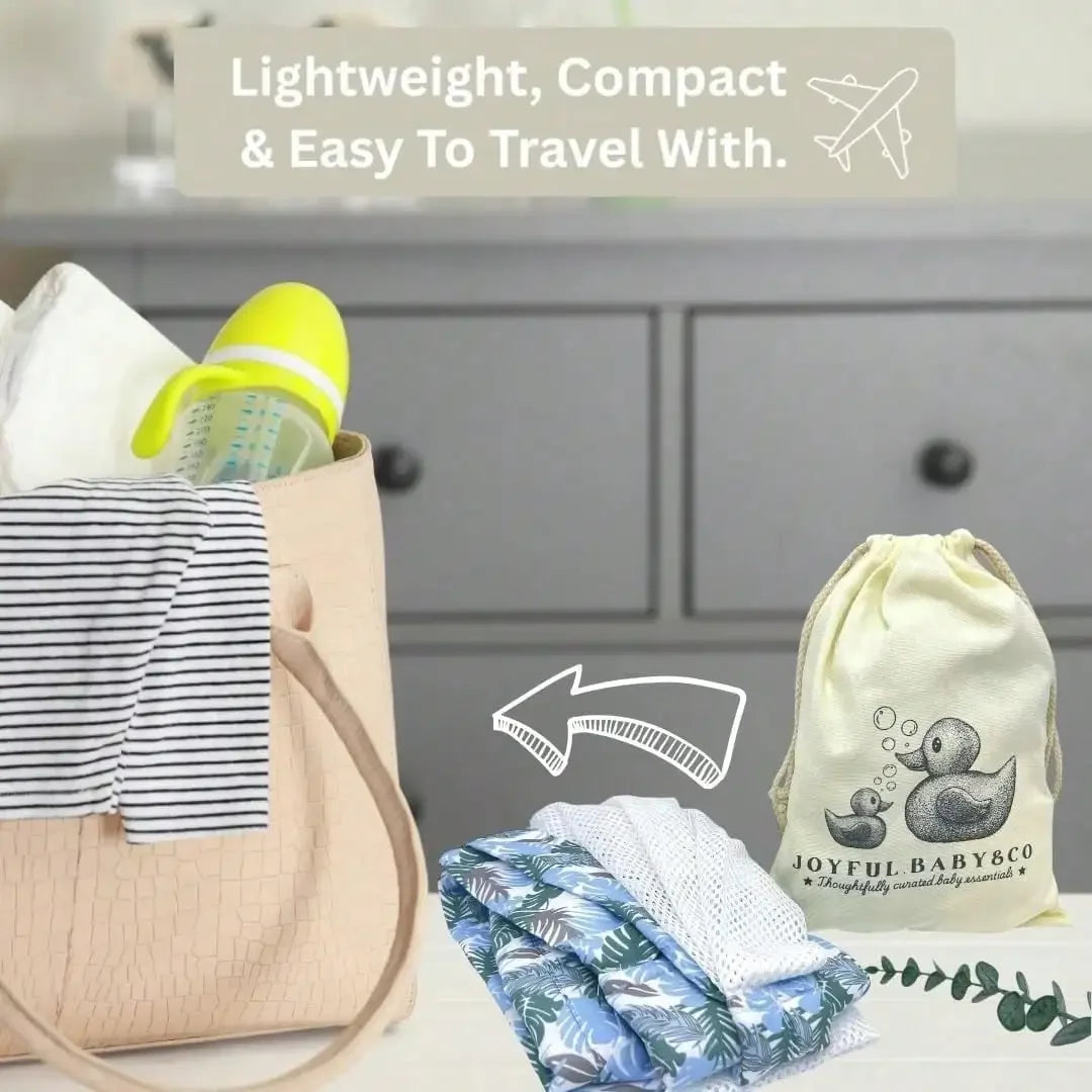 Adjustable Baby Sling Carrier 28–40 lb (13–18 kg) — Breathable Mesh Side Carrier with Safety Buckle & One-Hand Support