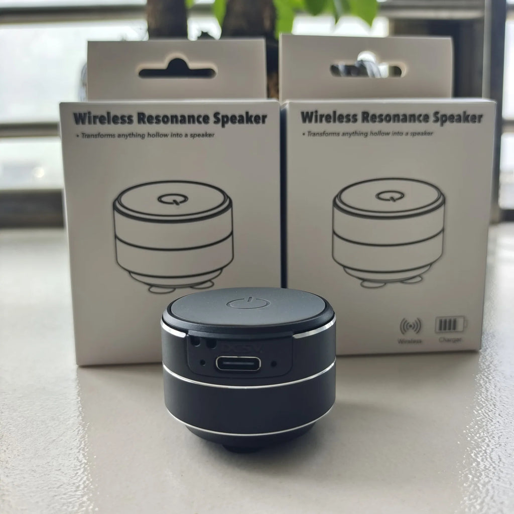 Mini Bone Conduction Bluetooth Speaker Portable Vibration Stereo TWS Wireless USB-C Metal