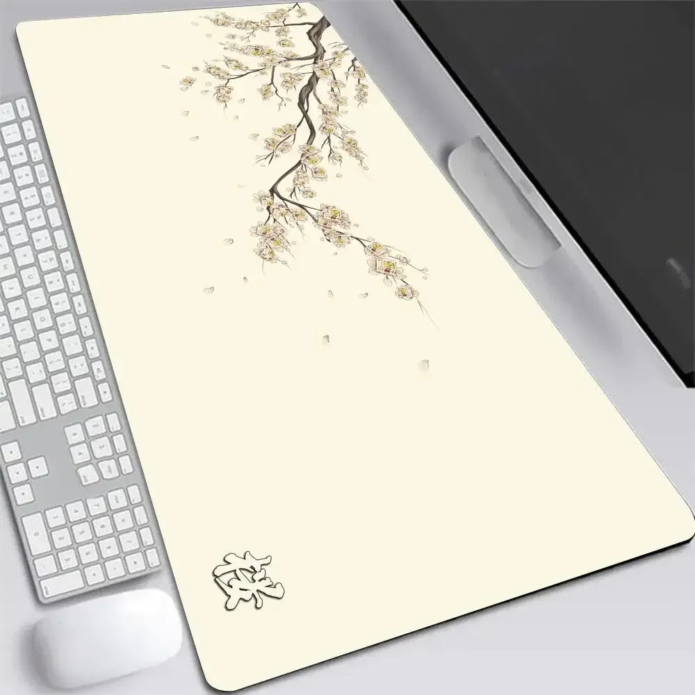 Sakura Cherry Blossom XXL Gaming Desk Mat, Large Non-Slip Mouse Pad for Keyboard & Laptop