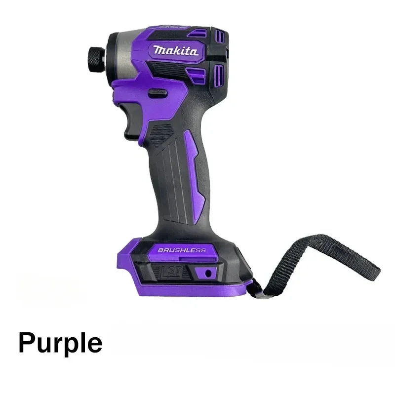 18V Cordless Brushless Impact Driver — 180 N·m (133 lb·ft) Rechargeable Impact Drill with T-Mode