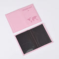 PU Leather Passport Holder, Waterproof Travel Passport Cover with Card Slots, Unisex Marble Pattern
