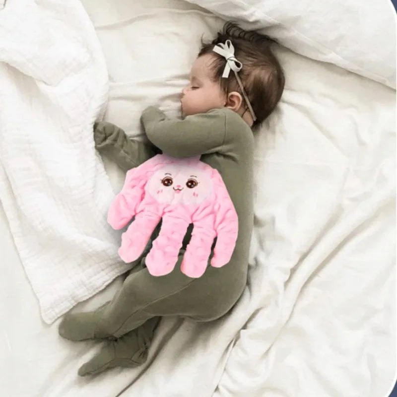 Baby Sleep Aid Palm Pillow with Remote — Soothing Plush for Newborns & Toddlers