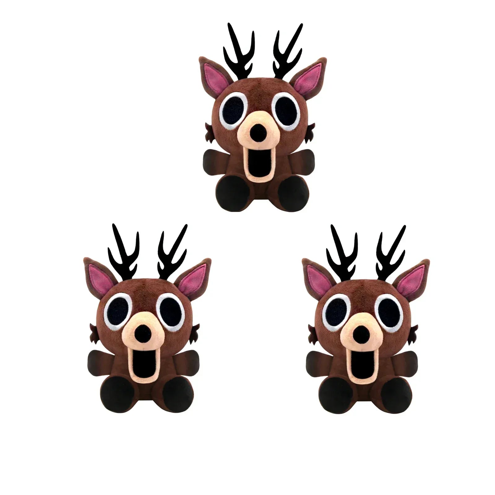 Cute Deer Plush Doll - Soft Cub Deer Plushie, Anime-Style Forest Stuffed Animal, Christmas Gift