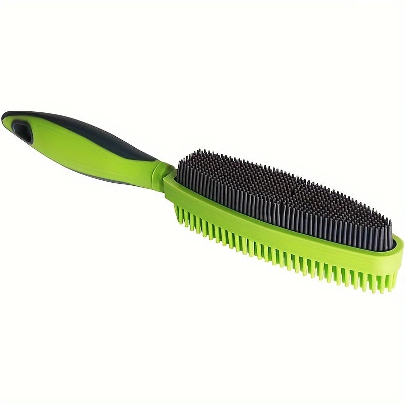 Silicone Pet Brush Hair Remover & Massaging Groomer for Dogs and Cats, Lint Brush for Clothes Car Seats and Upholstery