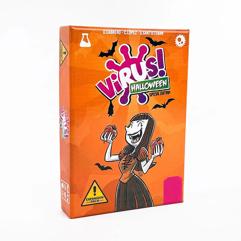 Virus 1-2-3 Board Game - Fast-Paced Family Party Card Game (Spanish & English)