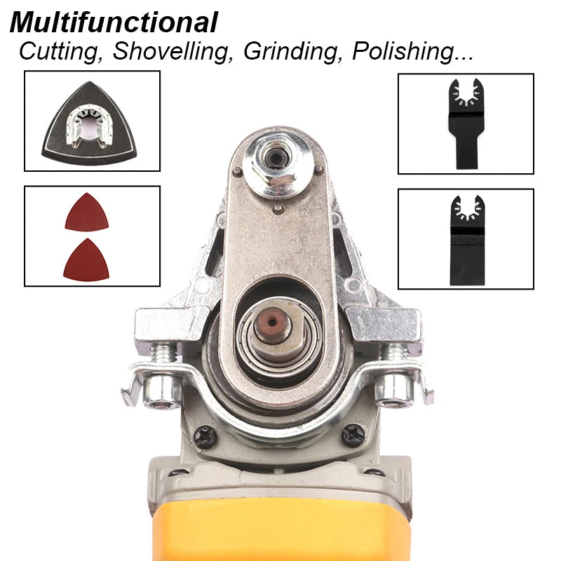 Angle Grinder to Oscillating Tool Adapter Kit M10/M14 - Fits 4 in / 4.5 in / 5 in (100/115/125 mm)