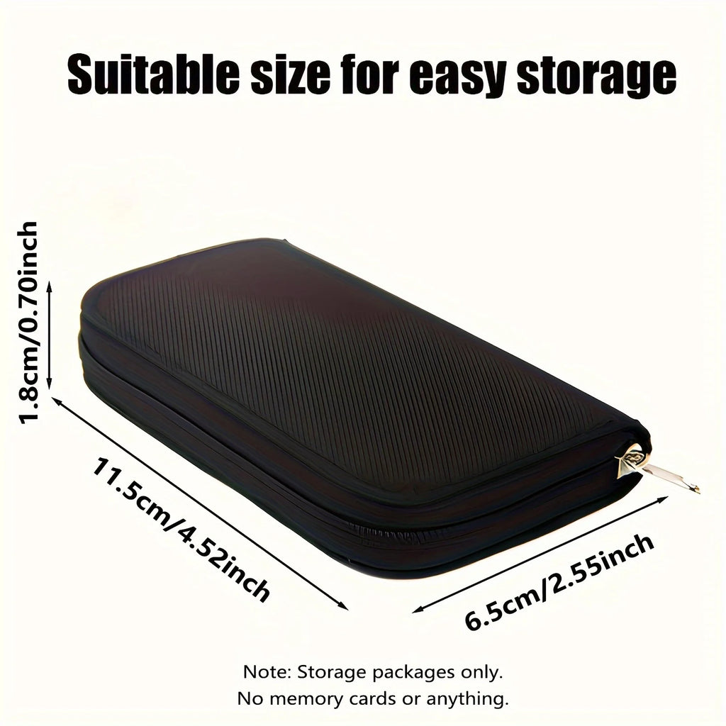 22-Slot Memory Card Organizer Case for SD MicroSD CF SDHC MS & Game Cards