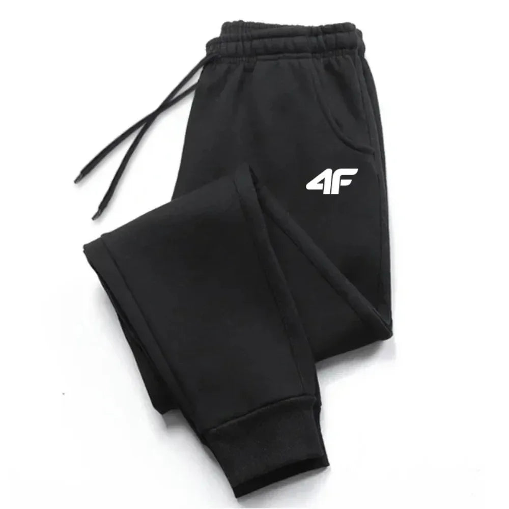 Men's Casual Tracksuit Jogger Sweatpants - Soft Waffle Knit Joggers for Gym & Daily Wear
