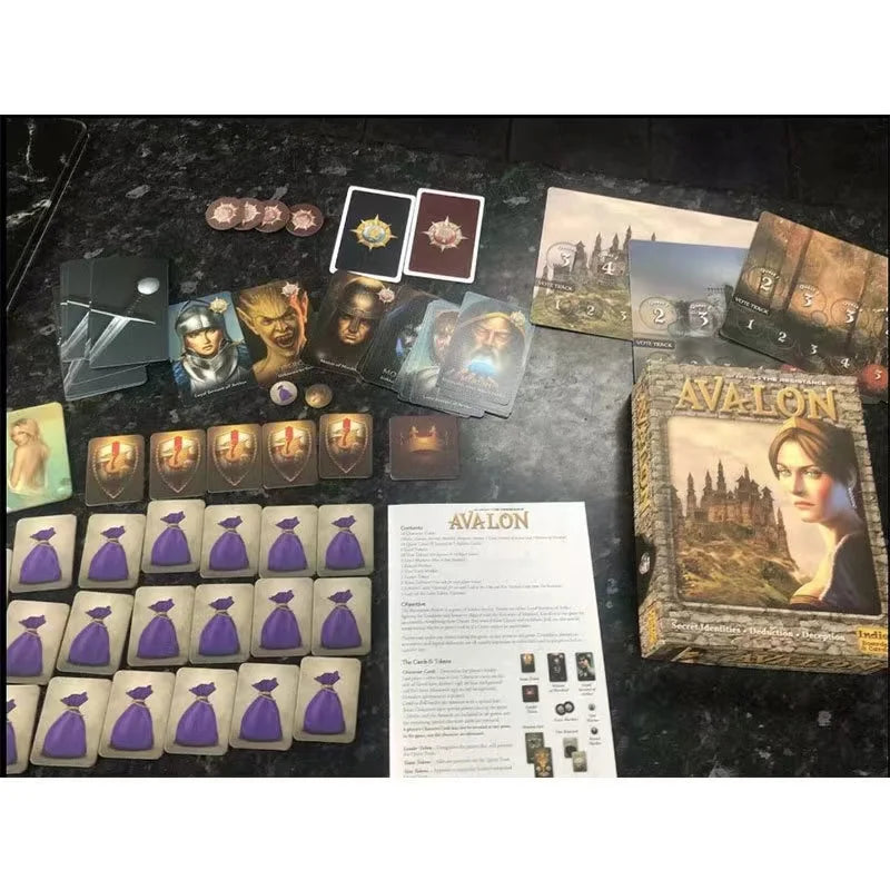 The Resistance: Avalon Card Game – Social Deduction Party Game for 5-10 Players, Ages 13+, 30 Minutes