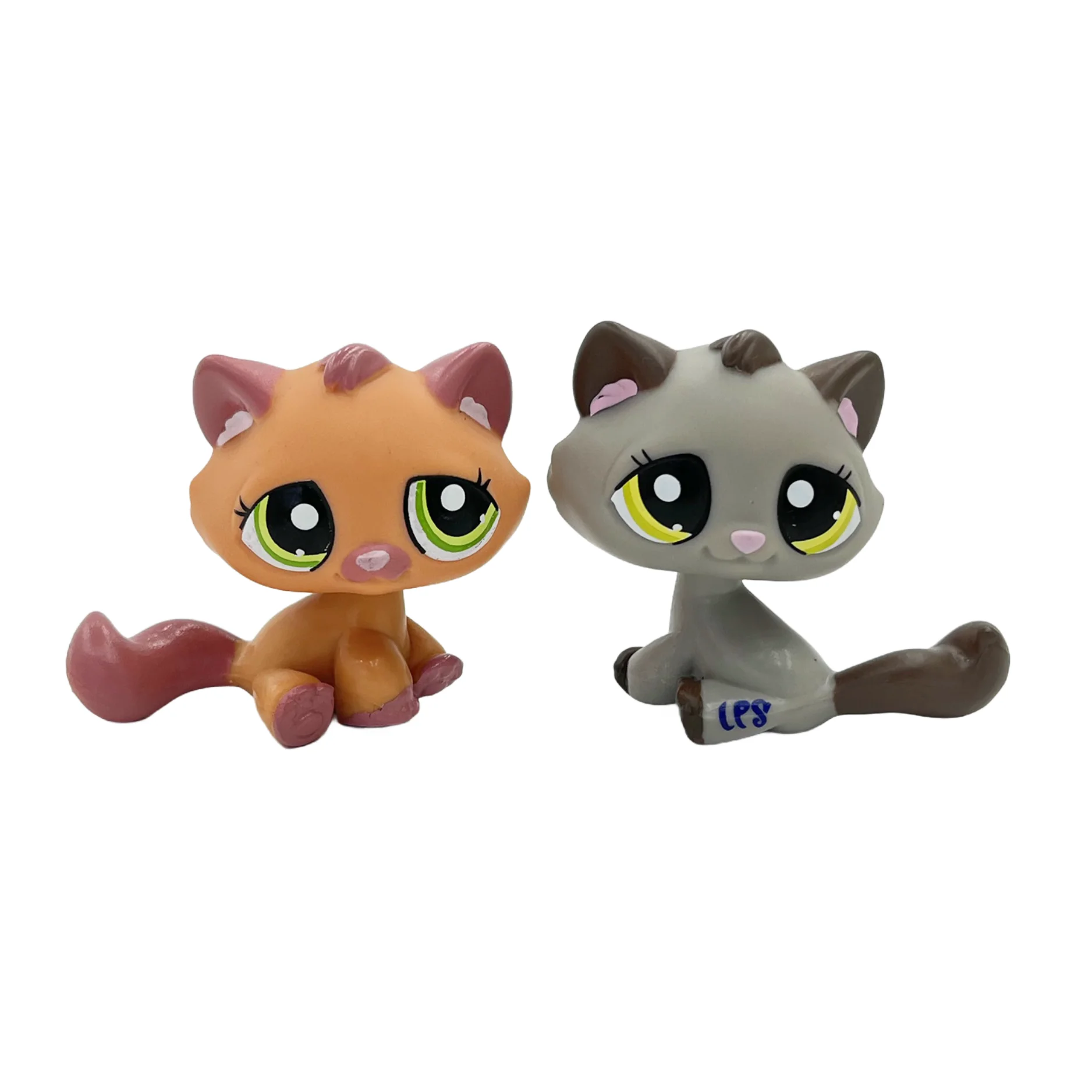2-Pack Mini Pet Figurines — Cute Dog & Cat PVC Bobble Head Collectibles, 1.5–2 in (4.8–5.5 cm)