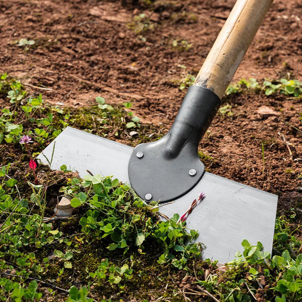 30cm (11.8in) Multifunctional Garden Shovel — Manganese Steel Weed, Deicing & Manure Scraper