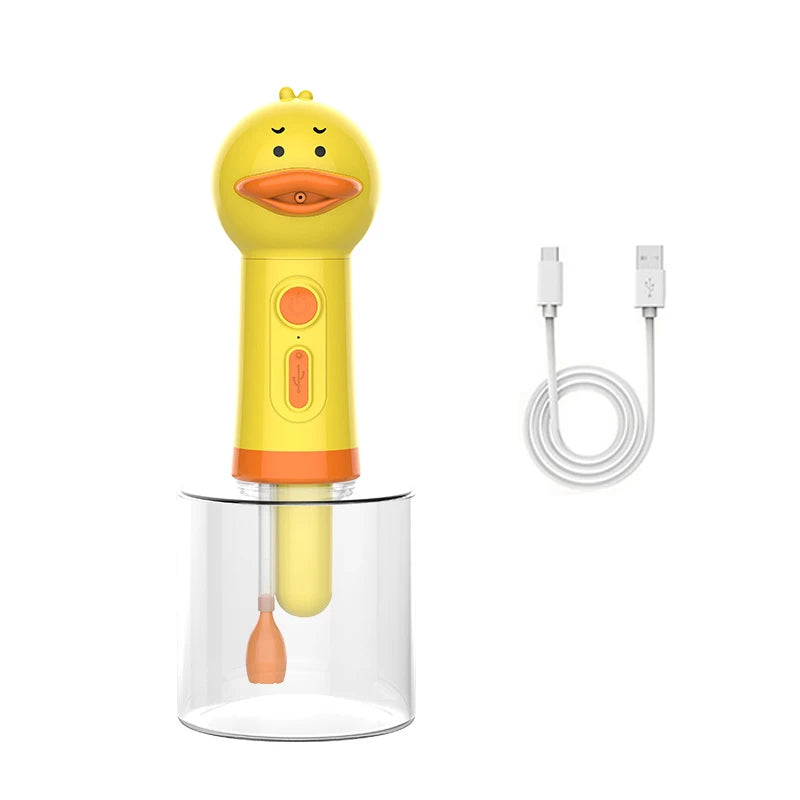 Yellow Duck Pet Foam Soap Dispenser – USB Rechargeable Automatic Foaming Dog Bath Sprayer