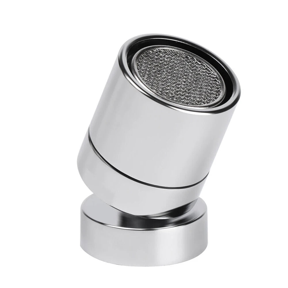 360° Swivel Faucet Aerator – Splash-Proof Water-Saving Tap Nozzle for Kitchen & Bathroom, Fits 22mm (0.87 in) Female & 24mm (0.94 in) Male