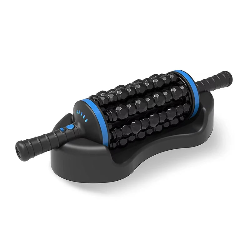 Cordless 360° Rolling Percussive Body Massager – USB-C Rechargeable 5-Speed Handheld Muscle Relaxer for Back, Legs & Feet