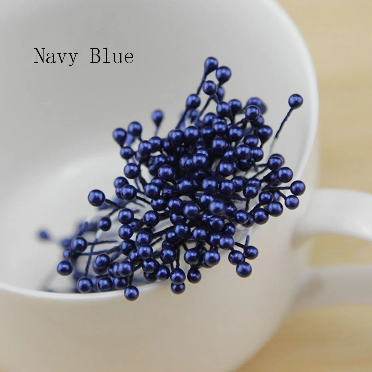 120-150 Pcs 55mm (2.17 in) Artificial Flower Stamens - Multicolor Double-Head DIY Wedding & Scrapbook Decorations