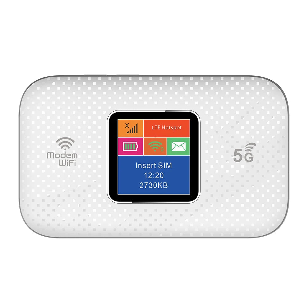 4G LTE Pocket Mobile WiFi Hotspot 150Mbps 2100mAh Portable SIM Slot Router for Travel & Car