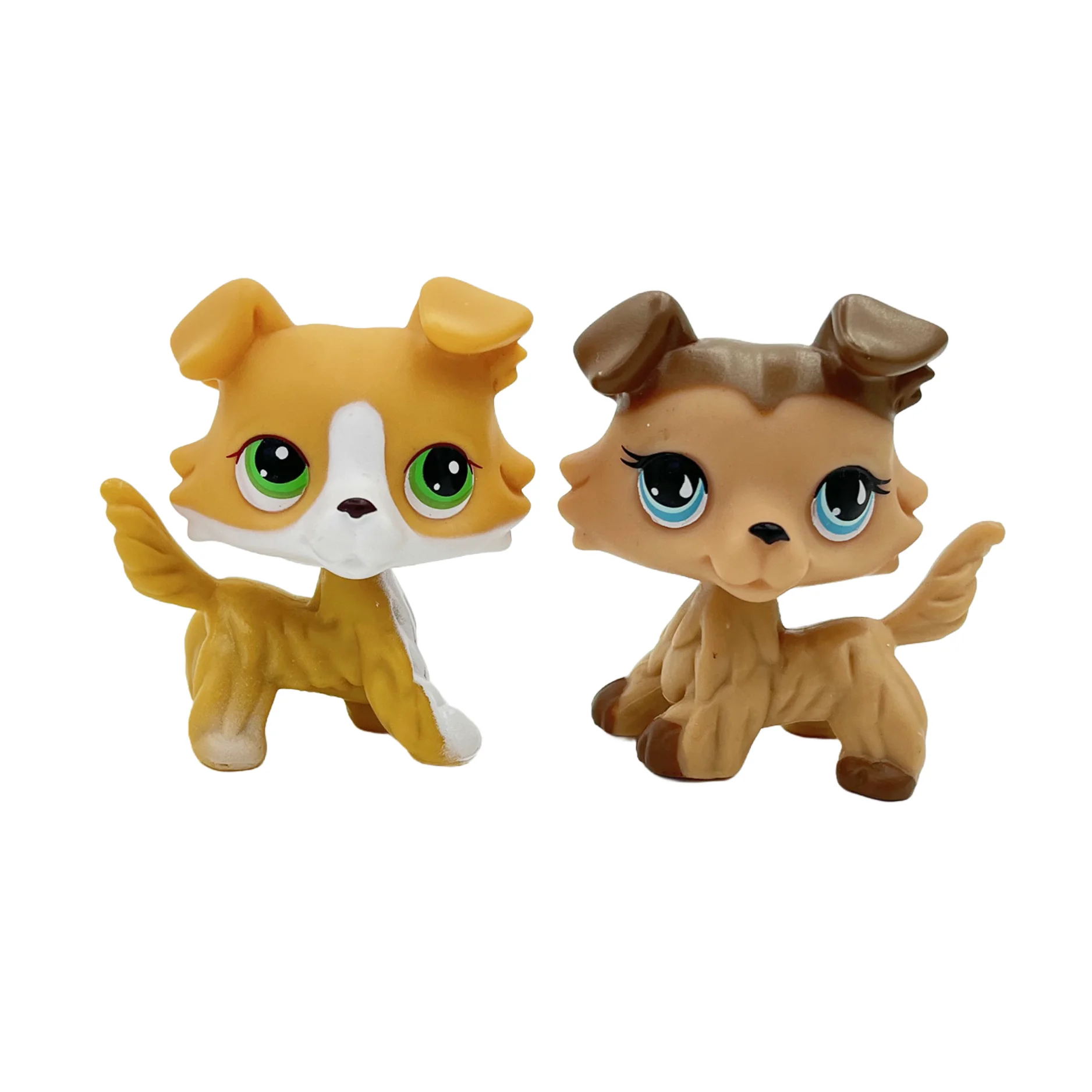 2-Pack Mini Pet Figurines — Cute Dog & Cat PVC Bobble Head Collectibles, 1.5–2 in (4.8–5.5 cm)