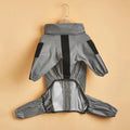 Reflective Waterproof Dog Raincoat with Hood – Sunscreen Pet Jacket for Medium to 5XL Dogs (Back 11.8–28.7 in / 30–73 cm)