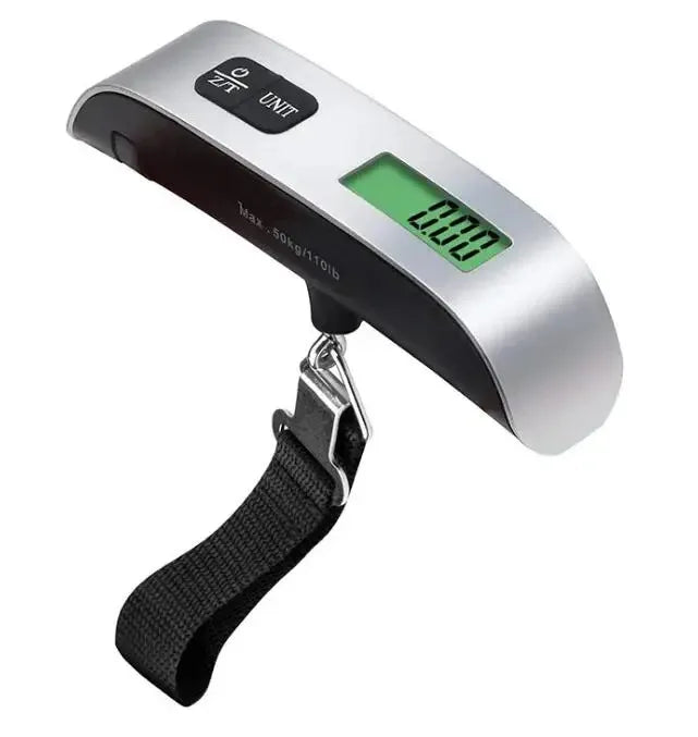 Digital Luggage Scale 110 lb / 50 kg Portable Handheld Hanging Baggage Scale with LCD
