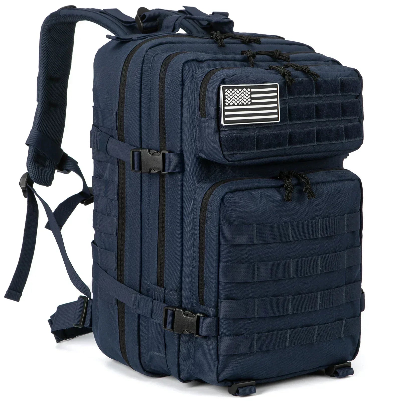 45L (2,746 cu in) Tactical Backpack — 3-Day Outdoor Hiking Camping Trekking Gym Bag for Men & Women
