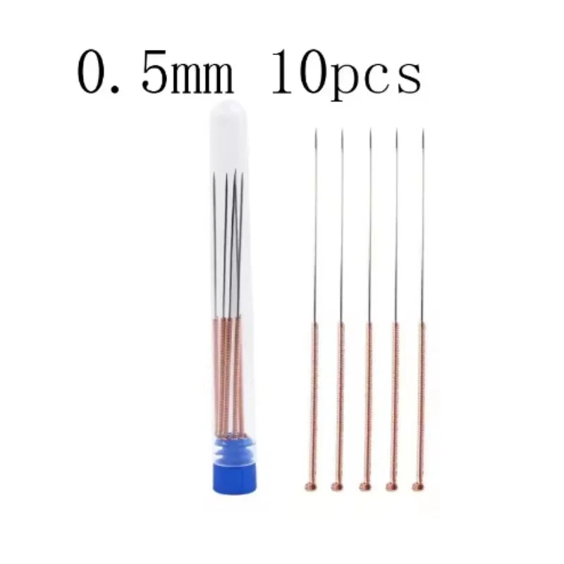 3D Printer Nozzle Cleaning Kit Stainless Steel Needles 0.2/0.3/0.4/0.5/0.6/0.8/1.0mm 10-Pack