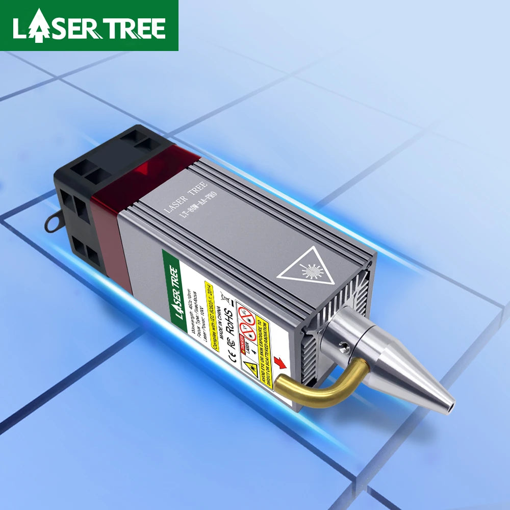 Air Assist TTL Laser Module 5W 10W 20W Laser Head for Engraving & Cutting Machines, Woodworking DIY