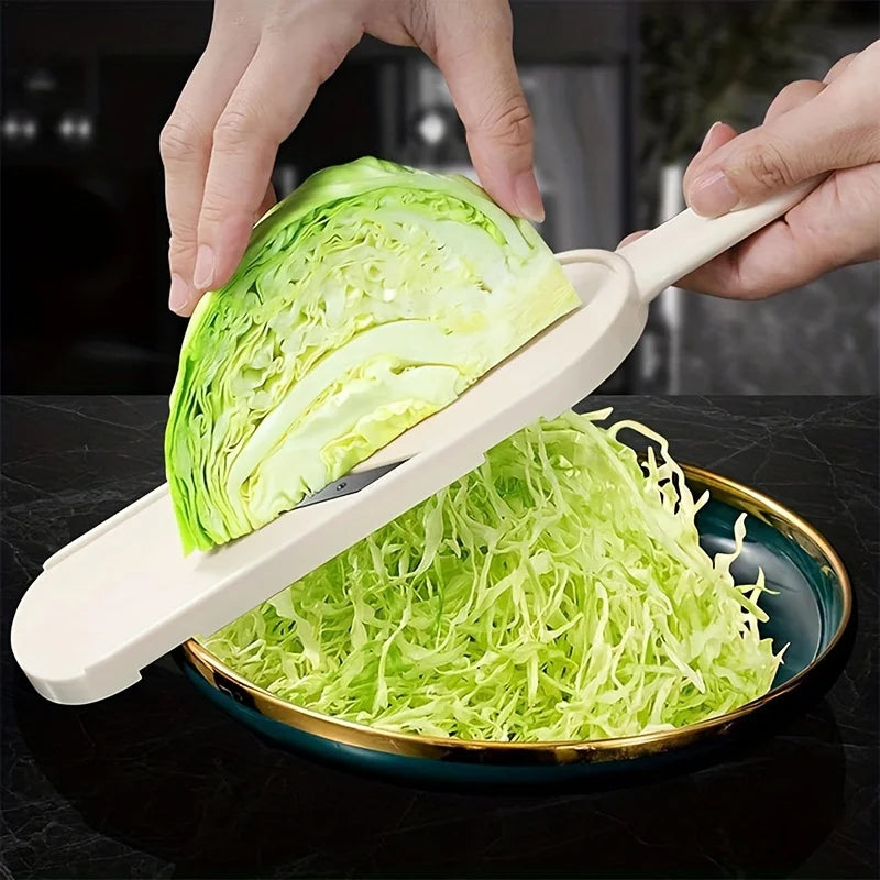 Ultra-Fine Manual Vegetable Slicer & Shredder – Multi-Purpose Food Chopper for Salad, Cabbage & Carrot