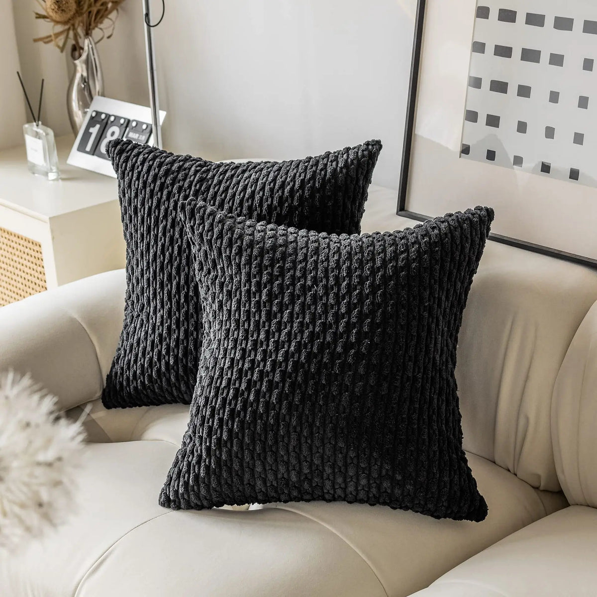 Decorative Cushion Cover 45x45 cm (18x18 in) Sofa Throw Pillow Cover for Living Room Home Decor