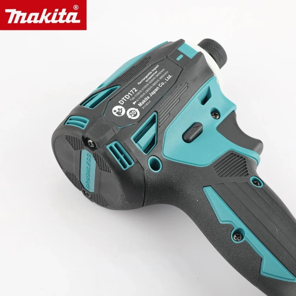 Cordless Impact Driver Brushless Motor 18V 180 N·m (133 ft·lb) T-Mode Electric Drill for Wood & Bolts