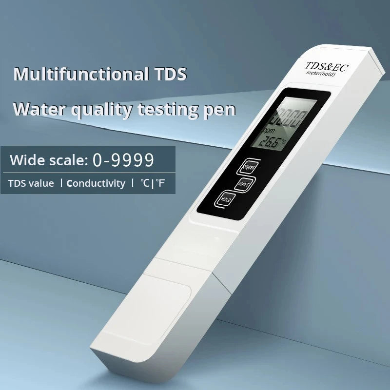 Handheld TDS Water Tester – Digital High-Precision Water Quality Meter with Large LCD, Portable for Tap & Purified Water