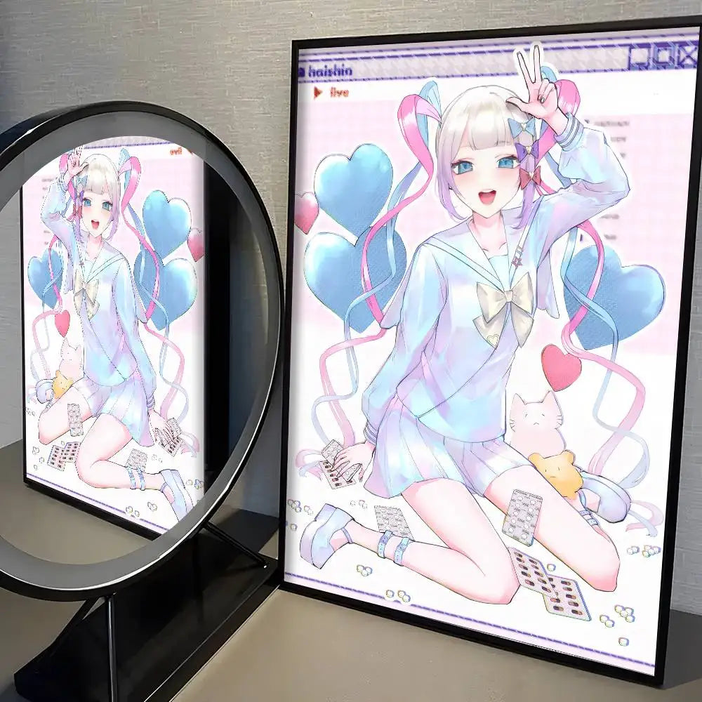 Anime Needys Girl Overdose Poster - Premium Print Wall Art for Room & Bar Decor