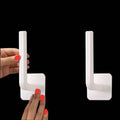 2-Pack No-Drill Under-Cabinet Paper Towel Holder & Multi-Purpose Hook – Wall/Over-Door Kitchen Organizer